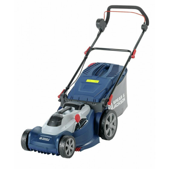 Spear & Jackson S4040X2CR 40cm Cordless Lawnmower 40v (No Batteries & No Charger