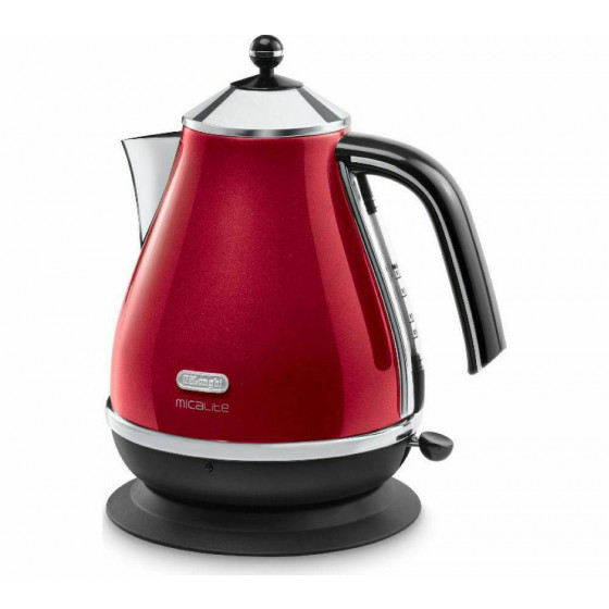 Delonghi Micalite KBOM3001R 3000w Cordless Jug Kettle - Red