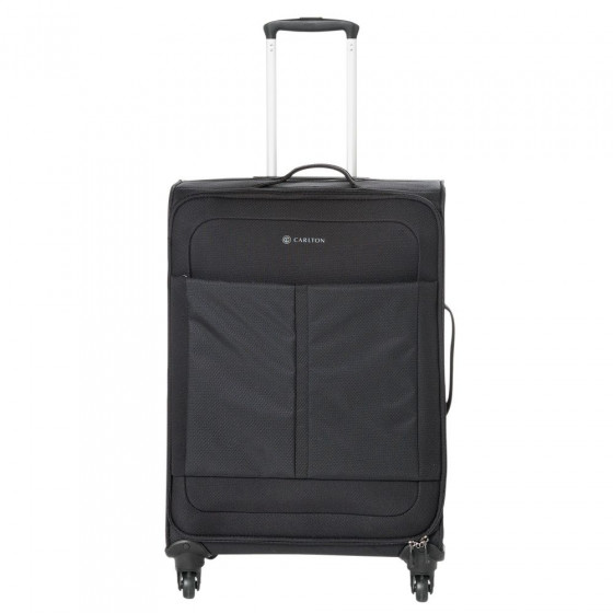 Carlton Ultralite Medium 4 Wheel Soft Suitcase - Black