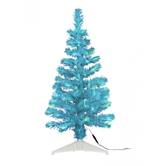 Home 3ft Fibre Optic Christmas Tree - Blue