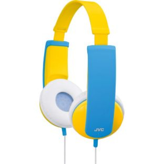 JVC Kids Headphones with Volume Limiter - Yellow and Blue