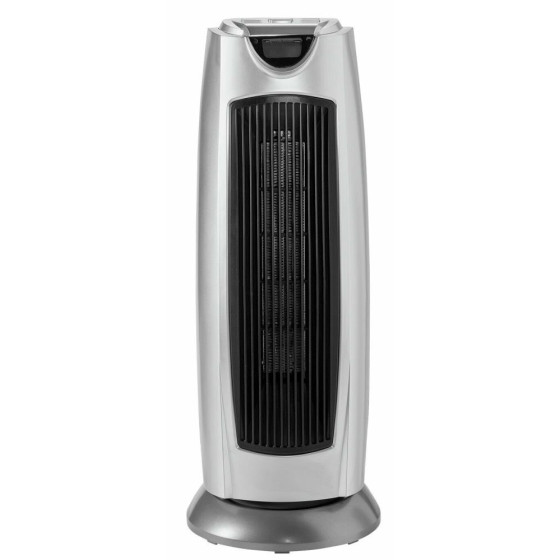 Challenge 2kW Ceramic Tower Fan Heater - Silver