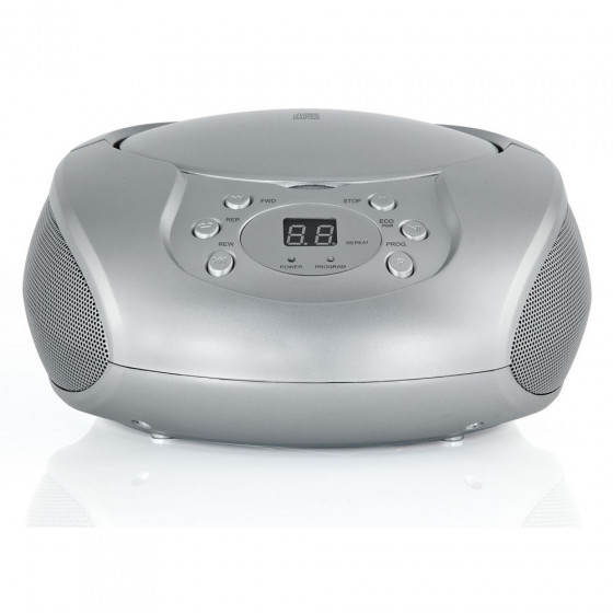 Alba Portable CD Radio Boombox - Silver