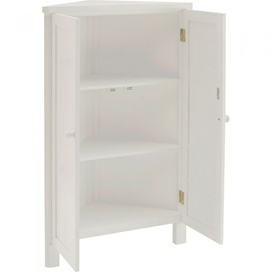 Corner Storage Unit - White