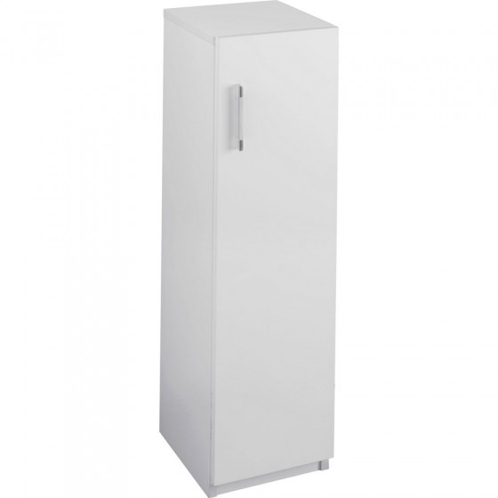 Hygena Single Door Bathroom Floor Cabinet - White Gloss