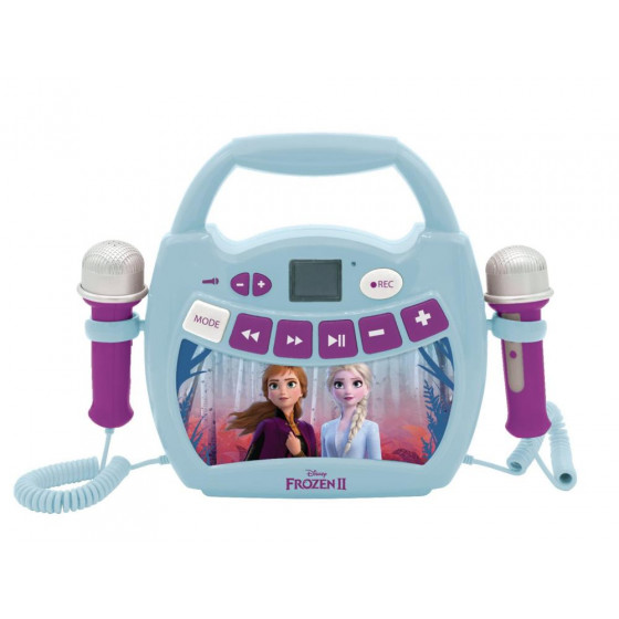 Disney Frozen 2 Bluetooth Karaoke Machine With 2 Mic's