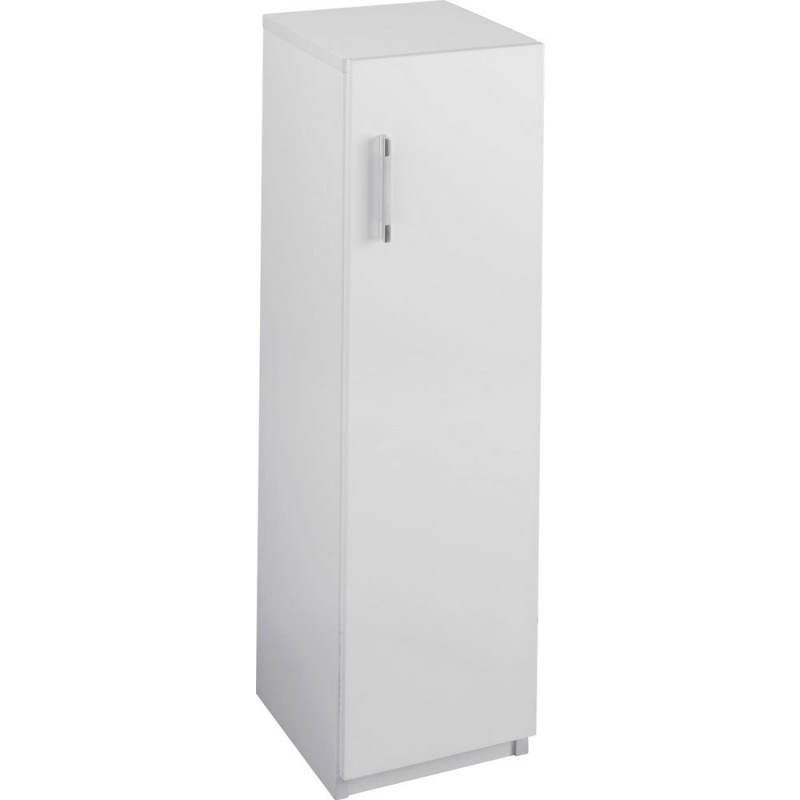 Hygena Single Door Bathroom Floor Cabinet - White Gloss ...